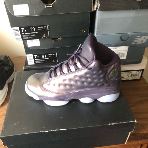 jordan 13 metallic purple